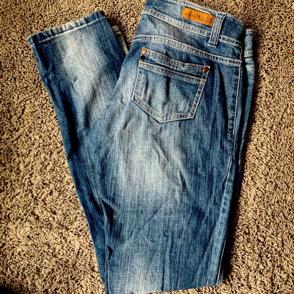 💜 Mudd Knee Pleated Jeans - Picture 2 of 6